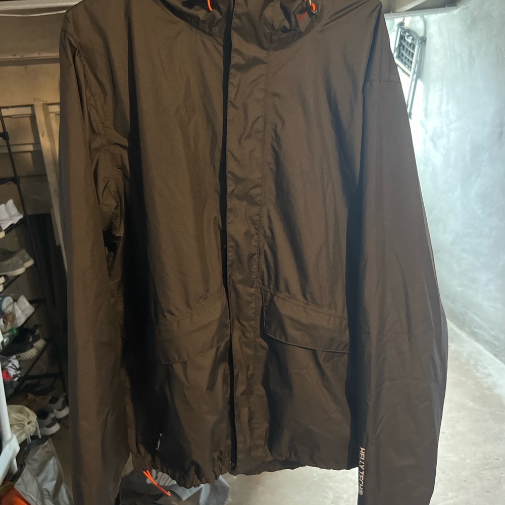 Helly Hansen Black Raincoat